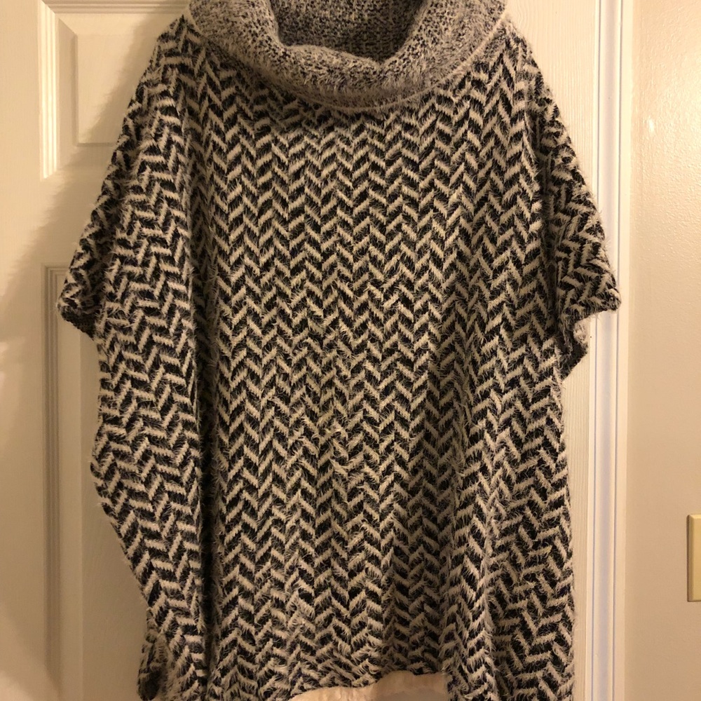 Boutique poncho sweater